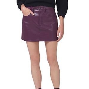 Citizens Of Humanity Beatnik Recycled Leather Mini skirt